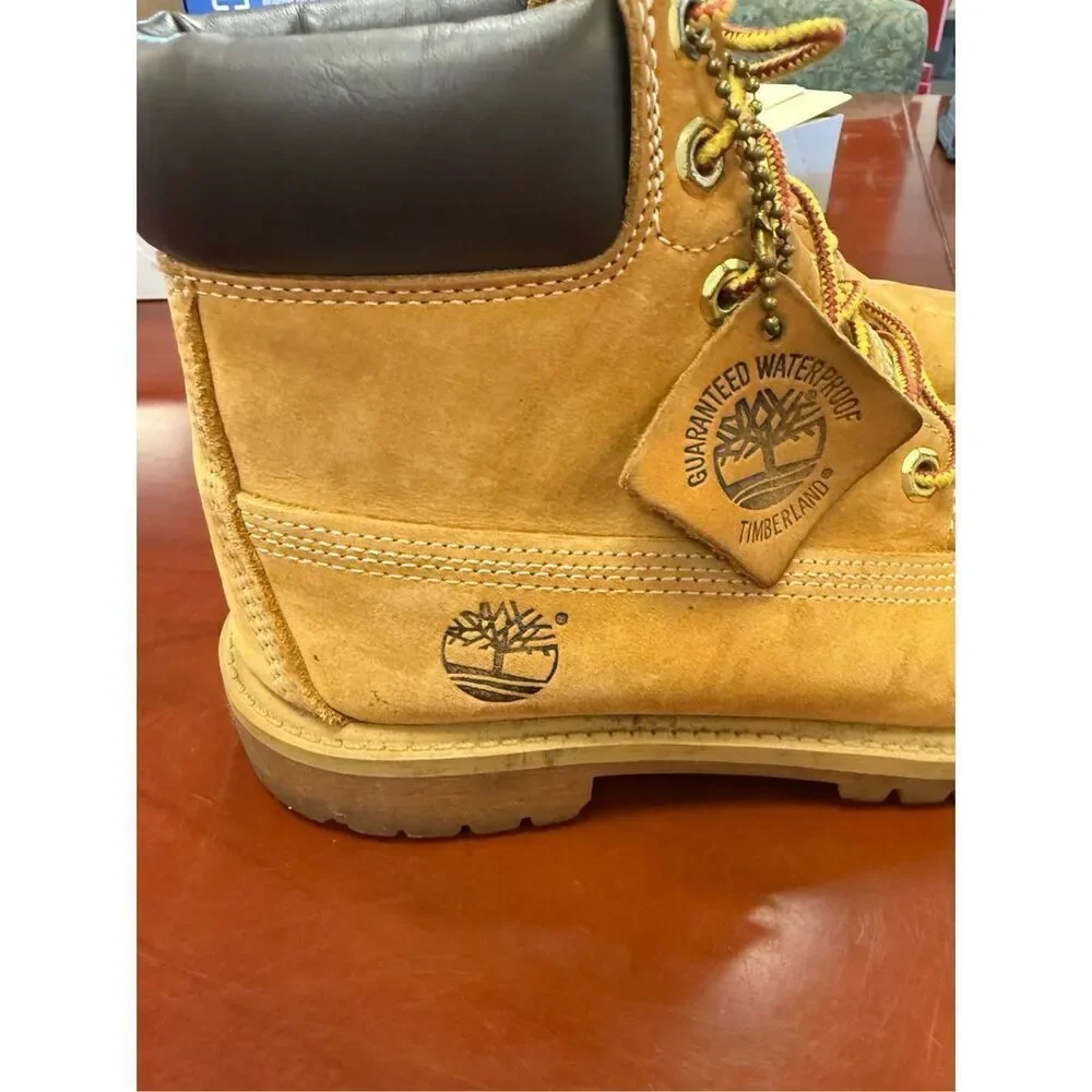 Timberland Timb 6 Padded Collar Mens Waterproof Boots sz 4.5